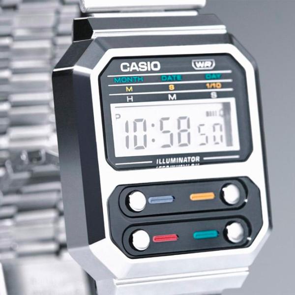 Ceas de mână unisex Casio A-100WE-1A Cuarț/ 41 x 33 mm photo 4