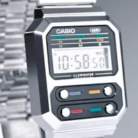 Ceas de mână unisex Casio A-100WE-1A Cuarț/ 41 x 33 mm photo 3