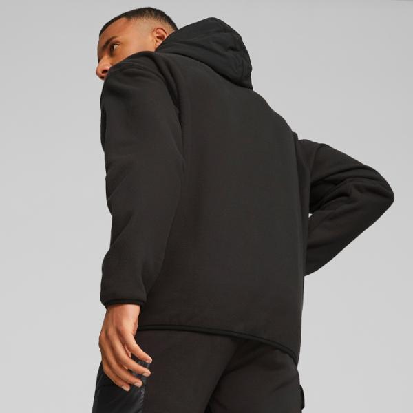 Hanorac pentru bărbați Puma Classics Utility Polar Fleece Drept/ Black photo 4