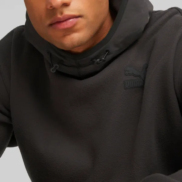 Hanorac pentru bărbați Puma Classics Utility Polar Fleece Drept/ Black photo 6