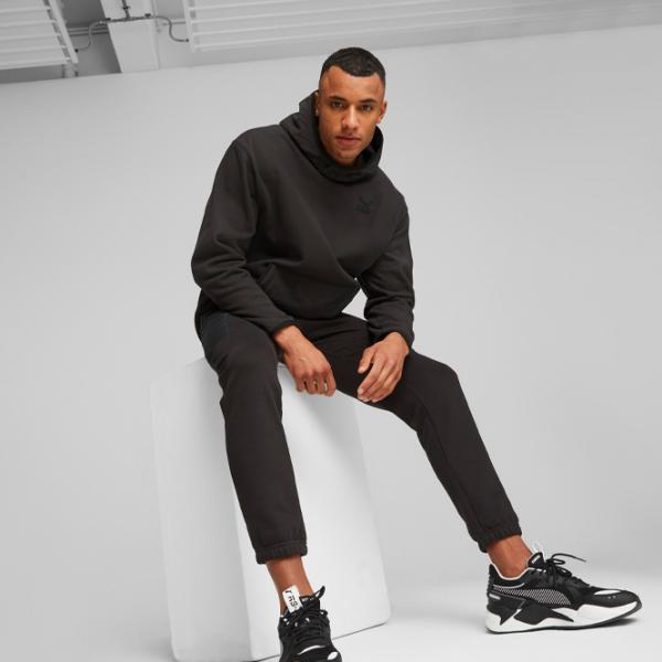 Hanorac pentru bărbați Puma Classics Utility Polar Fleece Drept/ Black photo 5