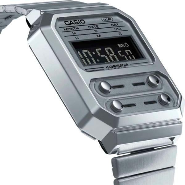 Наручные часы унисекс Casio A-100WE-7B Кварцевый/ 41 x 33 мм photo 2