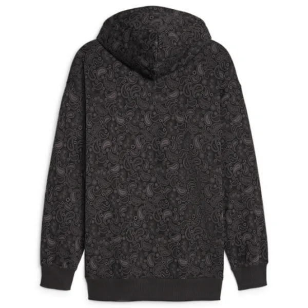 Hanorac pentru bărbați Puma Classics Paisleyluxe Aop Fl Drept/ Black photo 2