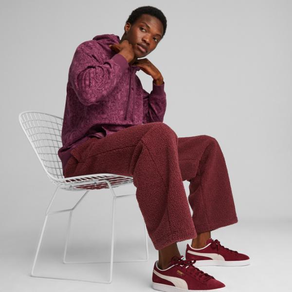 Толстовка для мужчин Puma Classics Paisleyluxe Aop Fl Прямой/ Бордо photo 5