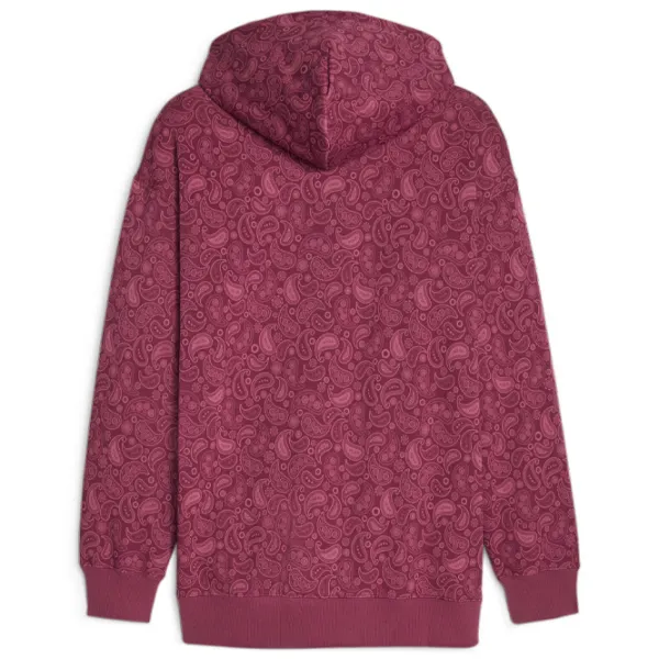 Толстовка для мужчин Puma Classics Paisleyluxe Aop Fl Прямой/ Бордо photo 2 Толстовка для мужчин Puma Classics Paisleyluxe Aop Fl Прямой/ Бордо photo 2