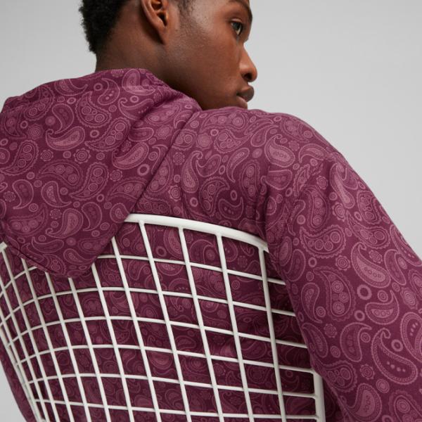 Толстовка для мужчин Puma Classics Paisleyluxe Aop Fl Прямой/ Бордо photo 6 Толстовка для мужчин Puma Classics Paisleyluxe Aop Fl Прямой/ Бордо photo 6