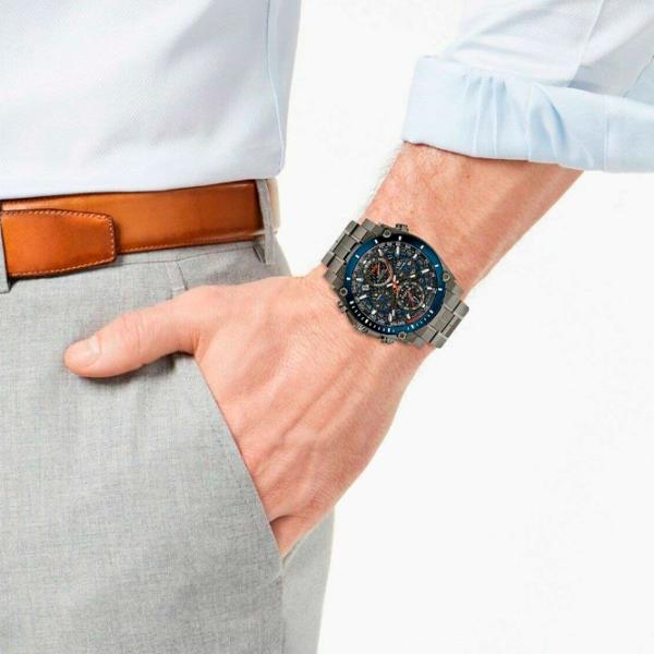 Ceas de mână pentru bărbați Bulova 98B343 Cuarț/ 46 mm photo 5