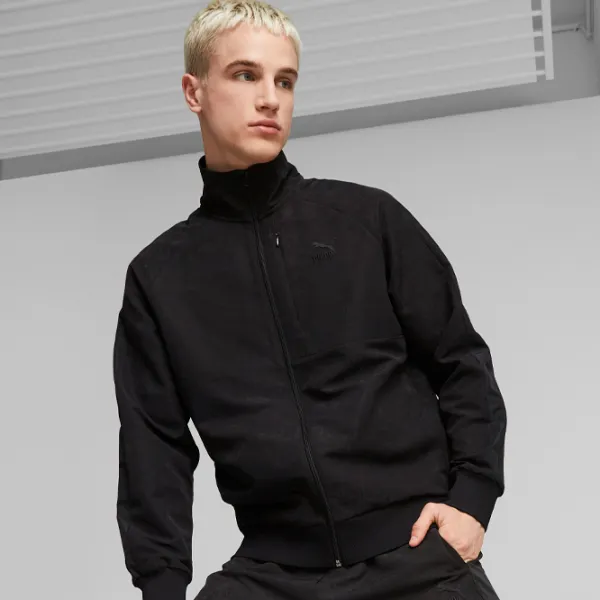 Hanorac pentru bărbați Puma T7 Paisleyluxe Track Jacket Drept/ Black photo 3