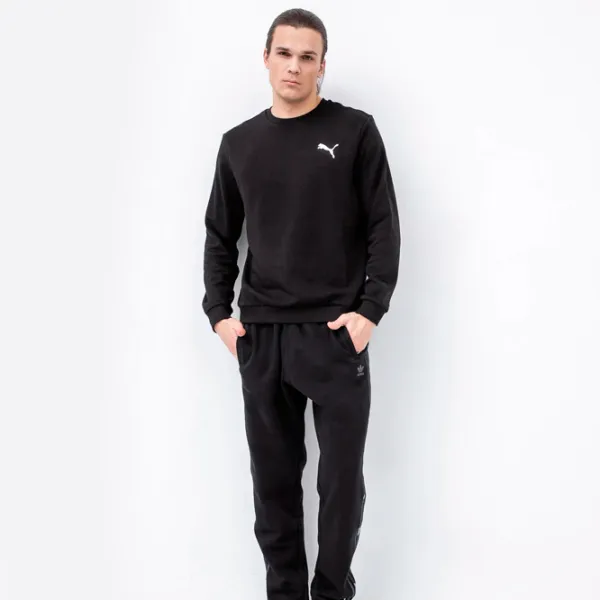 Толстовка для мужчин Puma Ess Small Logo Crew Tr Прямой/ Черный photo 4
