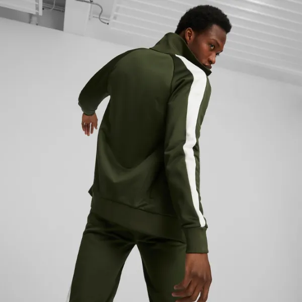 Толстовка для мужчин Puma T7 Iconic Track Jacket (S) Pt Прямой/ Зелёный photo 4