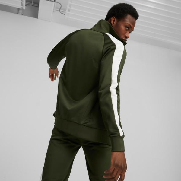 Толстовка для мужчин Puma T7 Iconic Track Jacket (S) Pt Прямой/ Зелёный photo 4