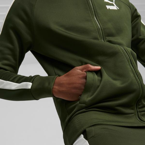 Толстовка для мужчин Puma T7 Iconic Track Jacket (S) Pt Прямой/ Зелёный photo 7