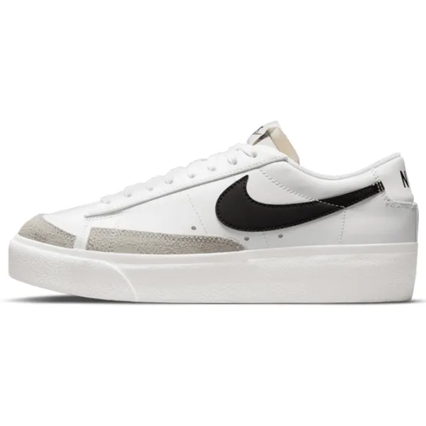 Ghete pentru femei Nike W Blazer Low Platform Toamnă - iarnă/ White photo 2