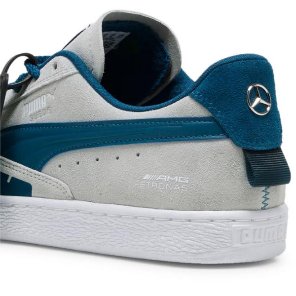 Ghete pentru bărbați Puma Mapf1 Suede Torque 44.5 / Silver photo 6