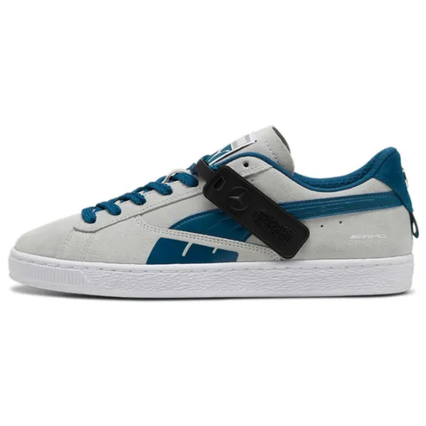 Ghete pentru bărbați Puma Mapf1 Suede Torque 45 / Silver photo 2