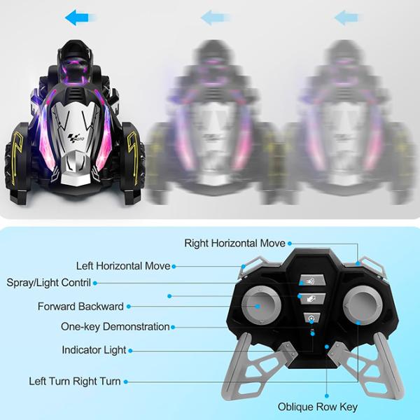 Motocicletă JZL MotoPro 3590 2.4 GHz/ Multicolor Black photo 8