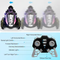 Motocicletă JZL MotoPro 3590 2.4 GHz/ Multicolor Black photo 8