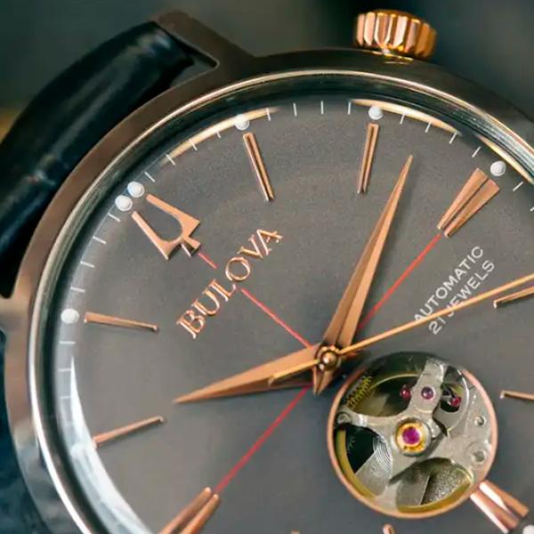 Ceas de mână pentru bărbați Bulova 98A187 Mecanic/ 41 mm photo 4 Ceas de mână pentru bărbați Bulova 98A187 Mecanic/ 41 mm photo 4