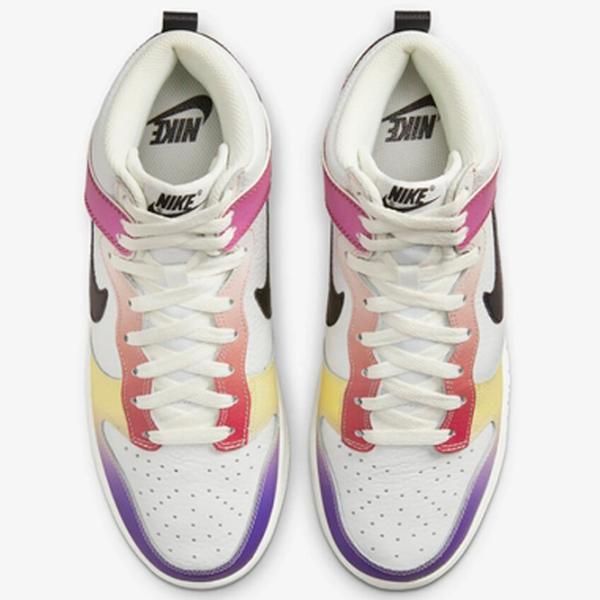 Ghete pentru femei Nike Wmns Dunk High Toamnă - iarnă/ White photo 4