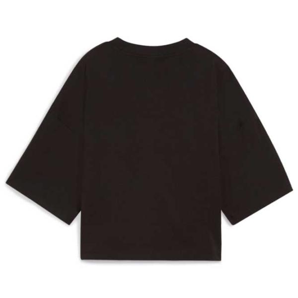 Футболка для женщин Puma Classics Kitten Logo Infill Tee 100% хлопок/ Черный photo 2