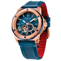 Ceas de mână pentru bărbați Bulova 98A227 Mecanic/ 45 mm photo 2
