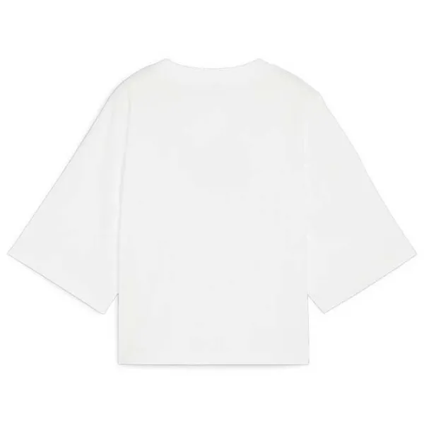 Футболка для женщин Puma Classics Kitten Logo Infill Tee 100% хлопок/ Белый photo 2