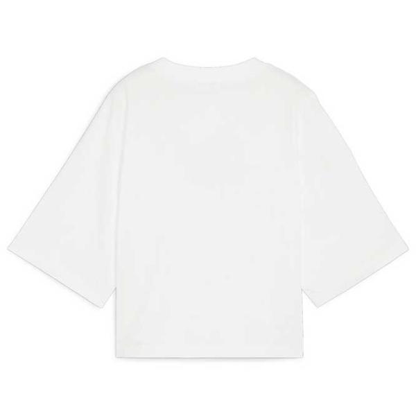 Футболка для женщин Puma Classics Kitten Logo Infill Tee 100% хлопок/ Белый photo 2