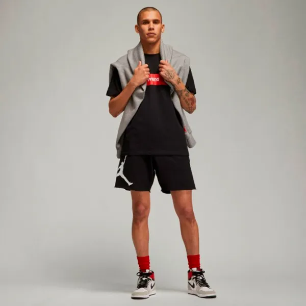 Pantaloni scurți pentru bărbați Jordan Ess Flc Hbr Short XL/ Black photo 4 Pantaloni scurți pentru bărbați Jordan Ess Flc Hbr Short XL/ Black photo 4