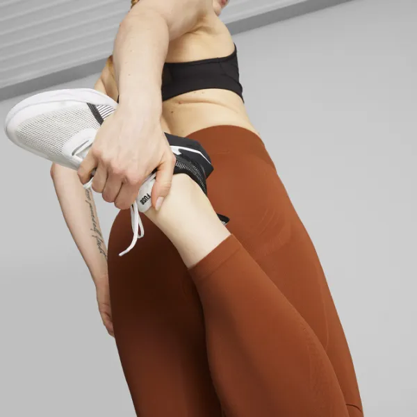 Тайтсы для женщин Puma Myfit Seamless Hw Fl Tights M/ Коричневый photo 4