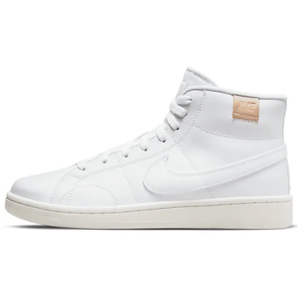 Ghete pentru femei Nike Wmns Court Royale 2 Mid Toamnă - iarnă/ White photo 2