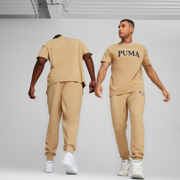 Tricou pentru bărbați Puma Squad Big Graphic Tee 100% bumbac/ Prairie Tan photo 3