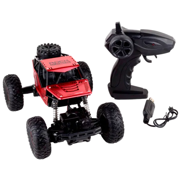 Mașină JZL Four-Wheel Climbing 2350 15 km/ h/ 2.4 GHz/ Black Red photo 4 Mașină JZL Four-Wheel Climbing 2350 15 km/ h/ 2.4 GHz/ Black Red photo 4