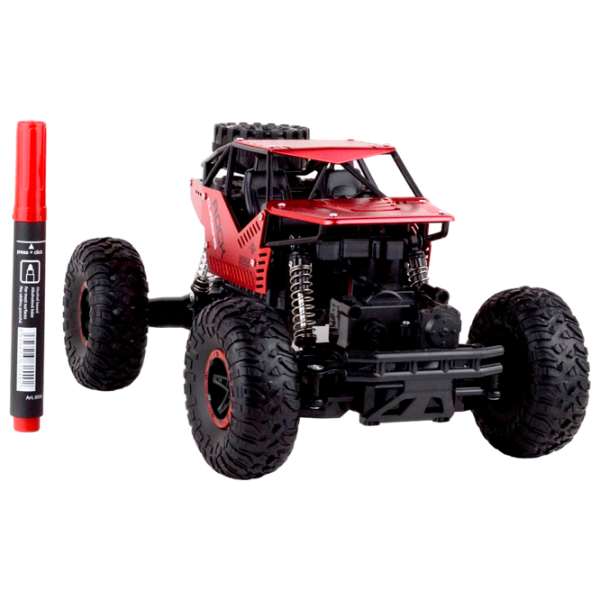 Mașină JZL Four-Wheel Climbing 2350 15 km/ h/ 2.4 GHz/ Black Red photo 5 Mașină JZL Four-Wheel Climbing 2350 15 km/ h/ 2.4 GHz/ Black Red photo 5