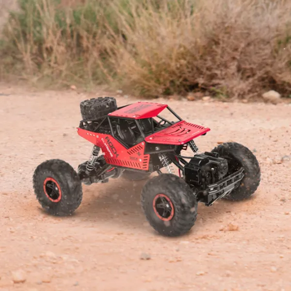 Mașină JZL Four-Wheel Climbing 2350 15 km/ h/ 2.4 GHz/ Black Red photo 8 Mașină JZL Four-Wheel Climbing 2350 15 km/ h/ 2.4 GHz/ Black Red photo 8
