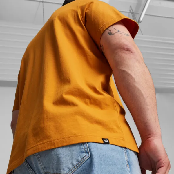 Футболка для мужчин Puma Squad Big Graphic Tee 100% хлопок/ Goldenrod photo 5