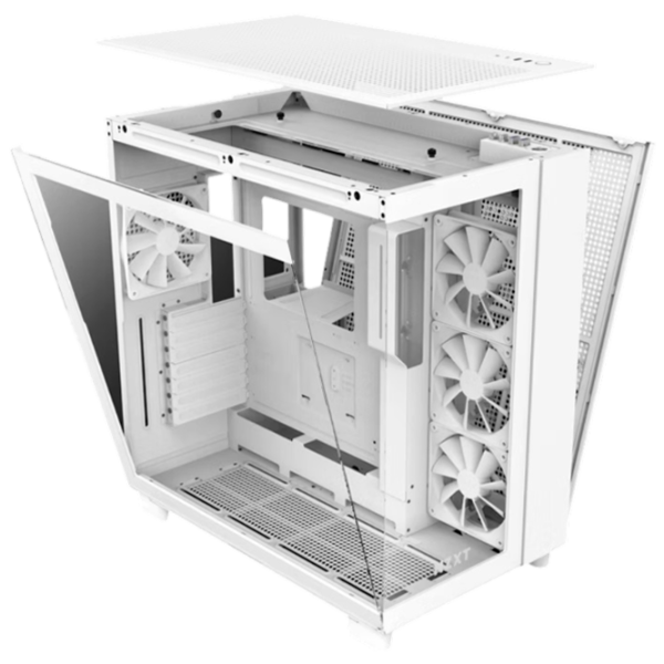 Carcasă NZXT H9 Flow Mid Tower / White photo 6