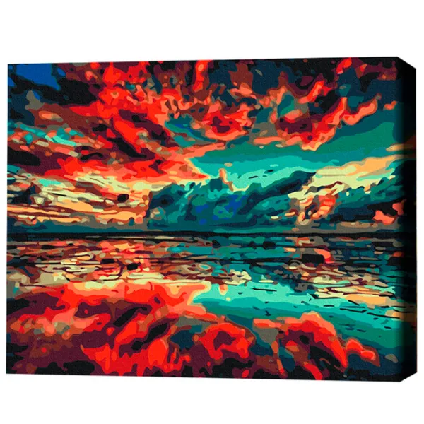 Картина по номерам BrushMe Отражение мира 50 x 40 см/ Горизонтальная photo 3