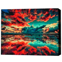 Картина по номерам BrushMe Отражение мира 50 x 40 см/ Горизонтальная photo 3