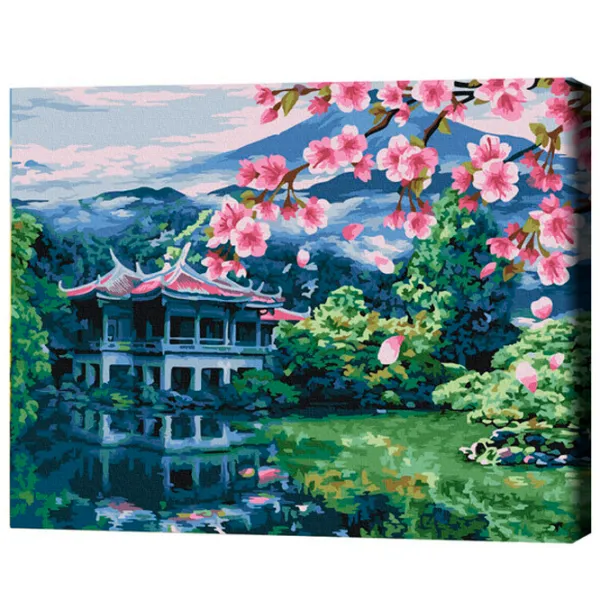 Pictură pe numere BrushMe Suflul Japoniei 50 x 40 cm/ Orizontală photo 3