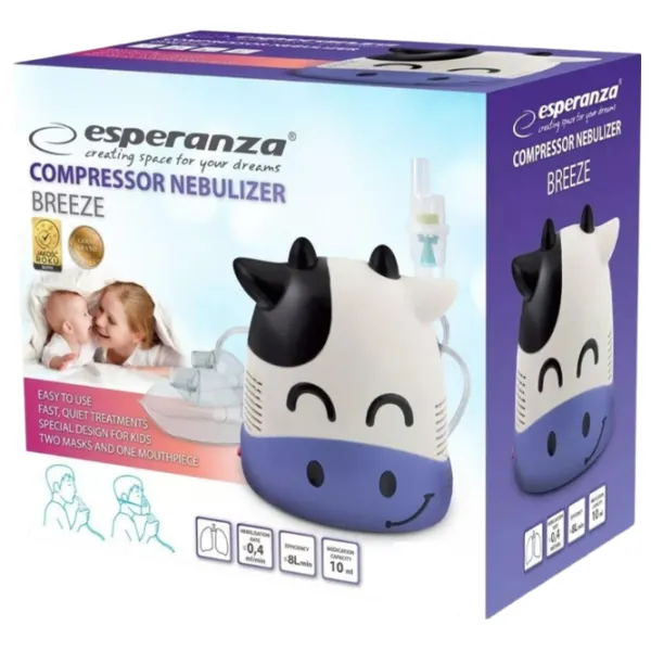 Inhalator Esperanza Breeze ECN001 compresor/ portativ/ 220 W photo 5