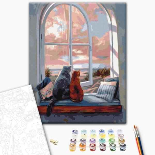 Картина по номерам BrushMe Пейзаж для кошек 50 x 40 см/ Вертикальная photo 2 Картина по номерам BrushMe Пейзаж для кошек 50 x 40 см/ Вертикальная photo 2