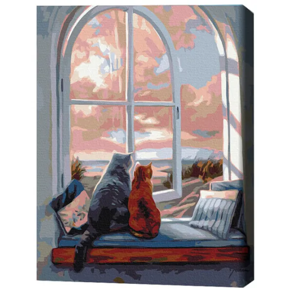 Картина по номерам BrushMe Пейзаж для кошек 50 x 40 см/ Вертикальная photo 3 Картина по номерам BrushMe Пейзаж для кошек 50 x 40 см/ Вертикальная photo 3