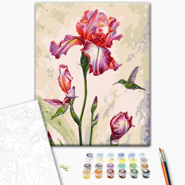 Pictură pe numere BrushMe Întâlnire matinală 50 x 40 cm/ Verticală photo 2