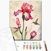 Pictură pe numere BrushMe Întâlnire matinală 50 x 40 cm/ Verticală photo 2