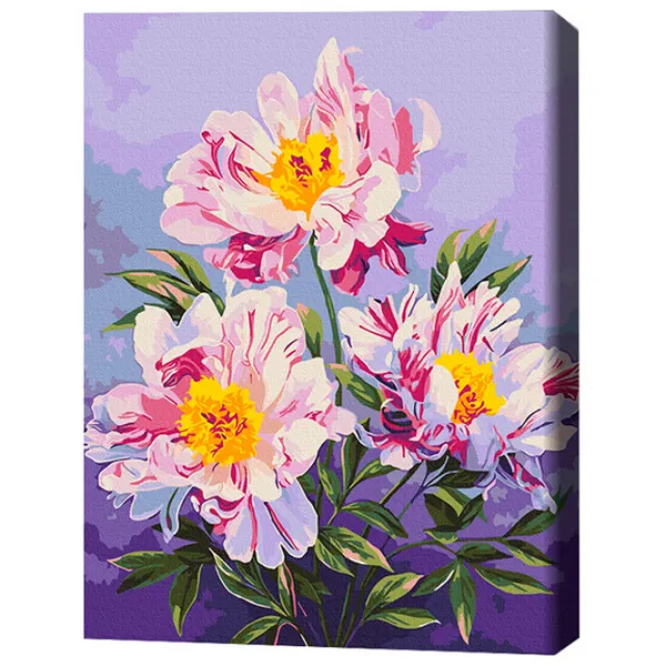 Картина по номерам BrushMe Королевство пионов 50 x 40 см/ Вертикальная photo 3