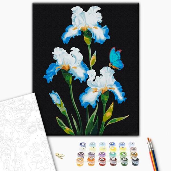 Картина по номерам BrushMe Ирисы 50 x 40 см/ Вертикальная photo 2