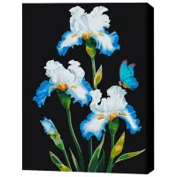 Картина по номерам BrushMe Ирисы 50 x 40 см/ Вертикальная photo 3
