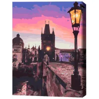 Pictură pe numere BrushMe Podul Carol 50 x 40 cm/ Verticală photo 3
