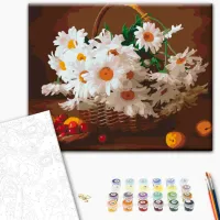 Картина по номерам BrushMe Полевые ромашки 50 x 40 см/ Горизонтальная photo 2