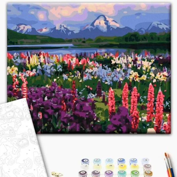 Картина по номерам BrushMe Долина полевых цветов 50 x 40 см/ Горизонтальная photo 2 Картина по номерам BrushMe Долина полевых цветов 50 x 40 см/ Горизонтальная photo 2